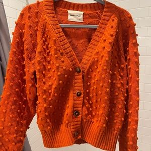 Misha 🎃 orange cotton cardi m/l